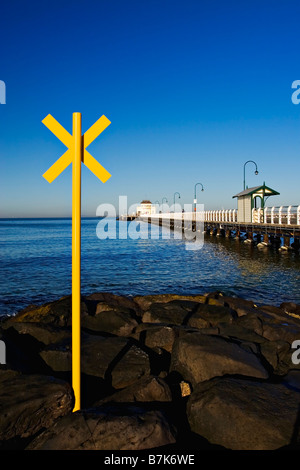 Melbourne Scenic / 'St.Kilda Pier' in Melbourne Victoria Australia. Foto Stock