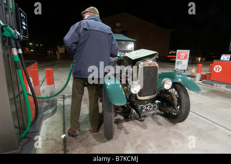 1927 Alvis 12 50 TG Sport durante il VSCC Measham Pernottamento Rally gennaio 24 25 2009 Foto Stock