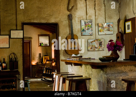 Honduras, Copan, Hacienda San Lucas. Hacienda San Lucas, 100 anni di proprietà che è stato convertito in un eco-lodge nel 2000 Foto Stock
