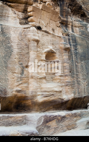 La Porta Vecchia a Wadi Musa Foto Stock