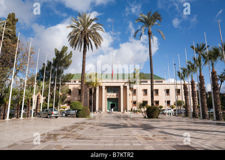 Marrakech marocco Hotel de Ville ingresso anteriore per Town Hall Foto Stock