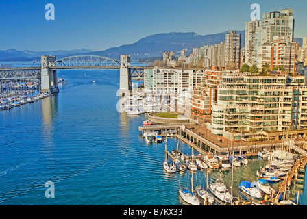 Scenic Vancouver, British Columbia, Canada, sede delle Olimpiadi Invernali del 2010 Foto Stock
