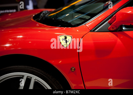 Ferrari F430 sport coupe, dettaglio della vista laterale Foto Stock