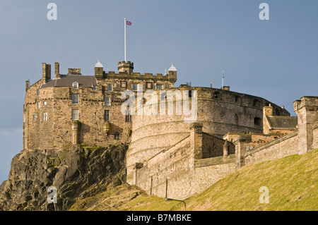 Il castello di Edimburgo, Scozia. Foto Stock