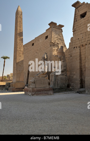 Tempio di Luxor Luxor Egitto 081116 32679 Foto Stock