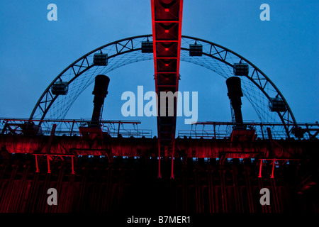 Zeche Zollverein kokerai cokeria, Essen in Germania. Foto Stock