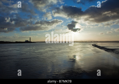 Centrale Energetica di Longannet, Grangemouth Forth Estuary Scotland Regno Unito Foto Stock