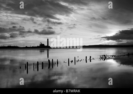 Di Longannet power station Grangmouth Forth Estuary Scotland Regno Unito Foto Stock