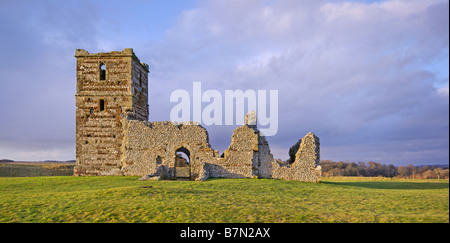 Knowlton chiesa, Dorset, Regno Unito Foto Stock