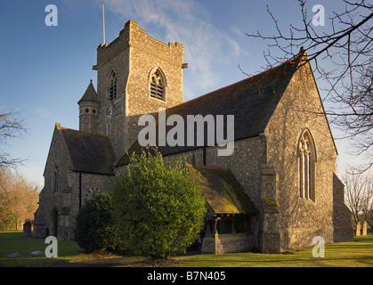 Pleshey Chiesa Foto Stock