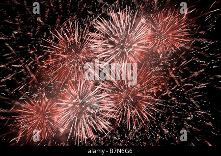 Fuochi d'artificio Foto Stock