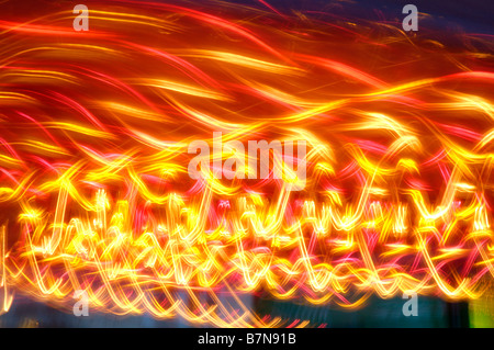 Luce astratta di modelli di movimento Foto Stock