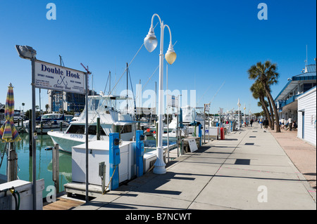 La pesca Noleggio barche presso la Marina in Clearwater Beach, costa del Golfo della Florida, Stati Uniti d'America Foto Stock