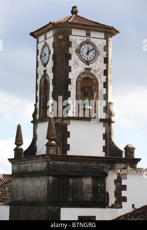 Vecchia chiesa (Iglesia de San Blas) in Mazo,La Palma Isole Canarie. [Per solo uso editoriale] Foto Stock