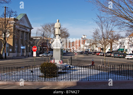 Main Street, Sag Harbor, Long Island, New York Foto Stock