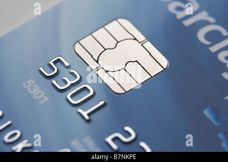 Dettaglio della Barclaycard carta di credito Foto Stock