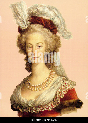 Maria Antonietta regina di Francia 1755 1793 Foto Stock