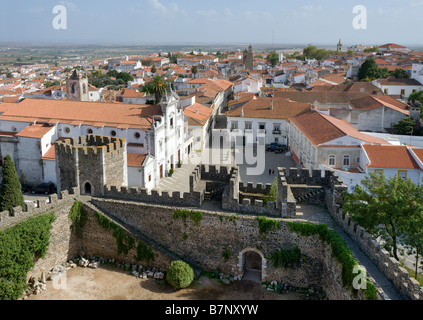 Alentejo, Beja, la vista dalla Torre de Menagem Tower Foto Stock