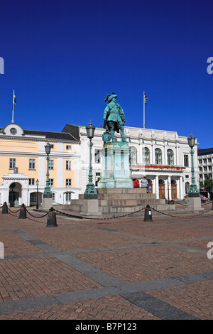 La Svezia, Goteborg, Gustav Adolfs Torg Foto Stock