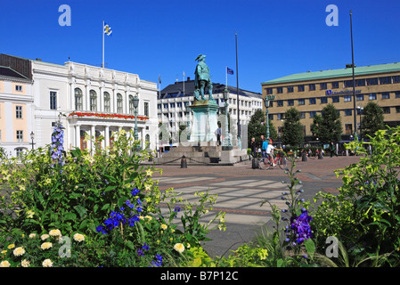 La Svezia, Goteborg, Gustav Adolfs Torg Foto Stock