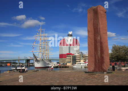 La Svezia, Goteborg, Lilla Bommen, il Porto Interno Foto Stock