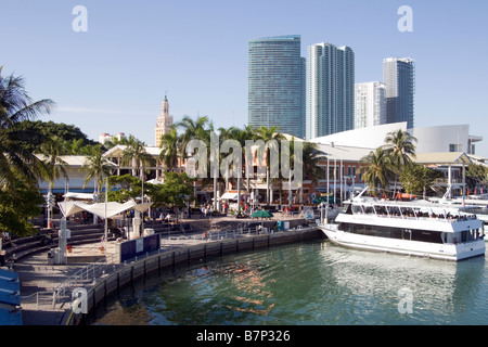 Bayside Marketplace downtown Miami Foto Stock