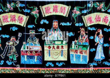 Cina strade cinesi in Little India di Singapore Foto Stock