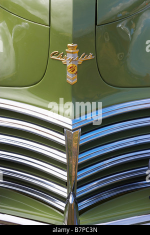 1941 Chrysler estremità anteriore dettaglio Foto Stock