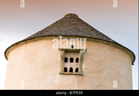 Giuramento Doocot & Motte a Auldearn Moray Grampian Regione Morayshire Scotland SCO 2030 Foto Stock