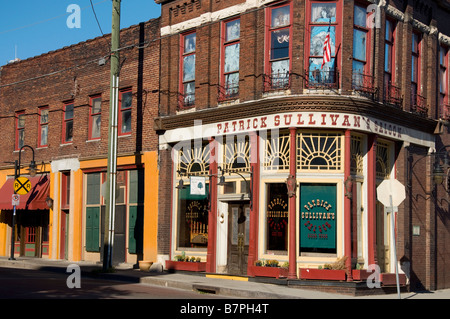 Magazzini ripristinato nella vecchia città storica, Knoxville, Tennessee Foto Stock