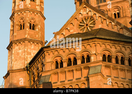 Dettagli della cattedrale in Mainz Foto Stock