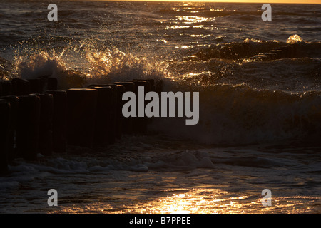 grandi onde Foto Stock