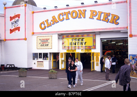 Clacton Pier, Essex, Regno Unito Foto Stock