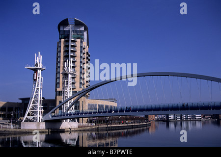 Salford Quays, Manchester, Regno Unito Foto Stock