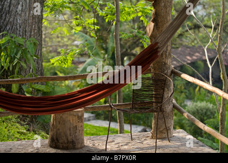 Honduras, Copan, Hacienda San Lucas. La Hacienda San Lucas è un 100 anni di proprietà che è stato convertito in un eco-lodge Foto Stock