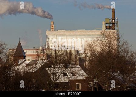 Fabbrica chimica, Germania. Foto Stock