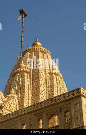 In arenaria di Jain Temple a amar sagar Foto Stock