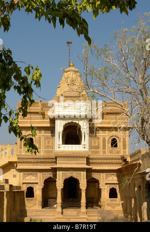 Shiva jain temple a amar sagar Foto Stock