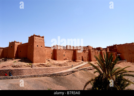 Kasbah Taourirt Ouarzazate, Draâ Tafilalet regione, Marocco Foto Stock