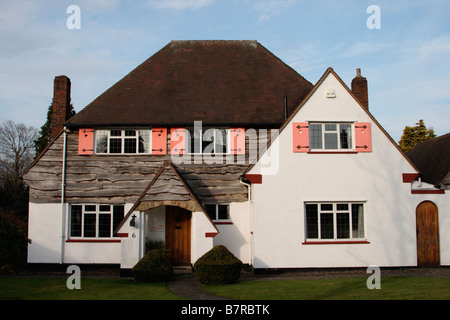 Bromley Keston Kent REGNO UNITO tipico staccato suburbana family house in outer London Home Counties costruito nel 1920s Foto Stock