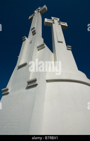 Le Tre Croci di monumento di Vilnius Foto Stock
