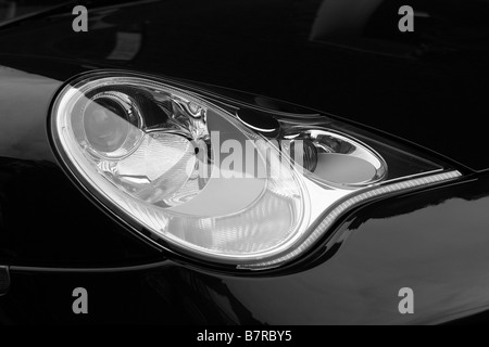 Porsche 911 Turbo faro anteriore Foto Stock