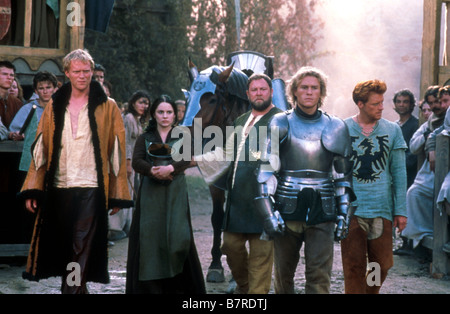 Chevalier un cavaliere del racconto Anno: 2001 USA Paul Bettany, Laura Fraser, Mark Addy, Heath Ledger, Alan Tudyk Regia: Brian Helgeland Foto Stock