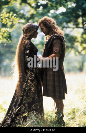 Braveheart Anno: 1995 USA Sophie Marceau Mel Gibson Direttore : Mel Gibson Foto Stock