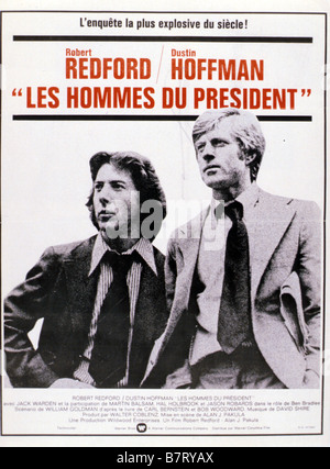 Tutti gli uomini del Presidente Anno: 1976 USA affiche, poster Direttore: Alan J. Pakula Foto Stock