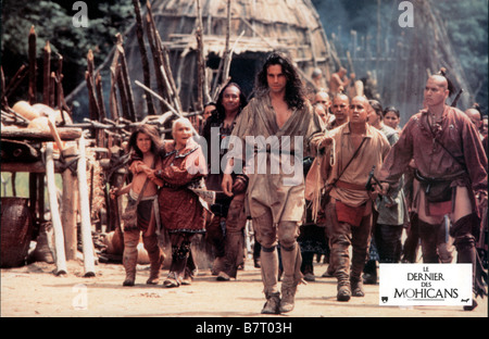 L'ultimo dei Mohicans Anno: 1992 USA Daniel Day-Lewis Direttore: Michael Mann Foto Stock