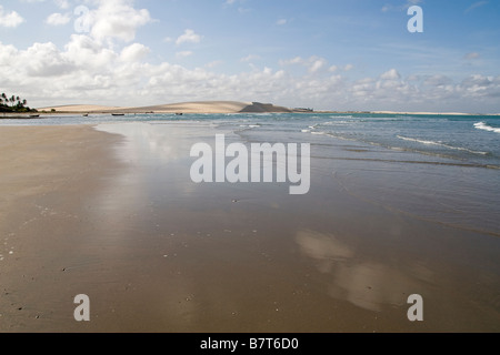 Jericoacoara spiaggia di Lowtide Foto Stock