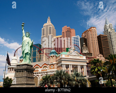 New York New York Hotel Casino Las Vegas Boulevard Las Vegas Nevada USA Foto Stock