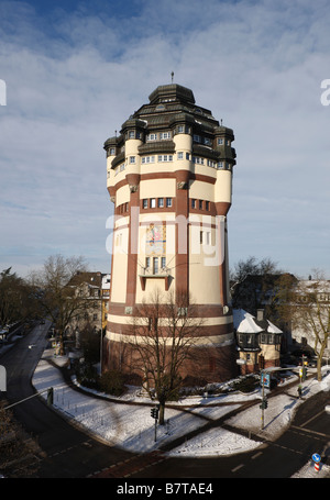 Mönchengladbach, Wasserturm an der Viersener Straße, (Neuer Wasserturm), 1909 von Otto Greiß erbaut Foto Stock