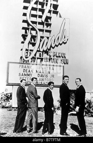 Ocean's Eleven Anno: 1961 USA Franck Sinatra, Dean Martin, Sammy Davis Jr., Peter Lawford, Joey Bishop Direttore: Lewis Milestone Foto Stock